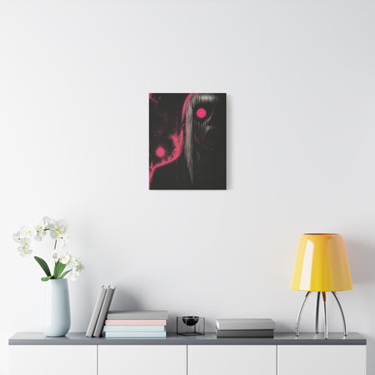 Neon Fright Glow Matte Canvas Wall Art