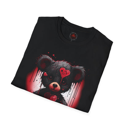 Goth Bear Graphic T-Shirt