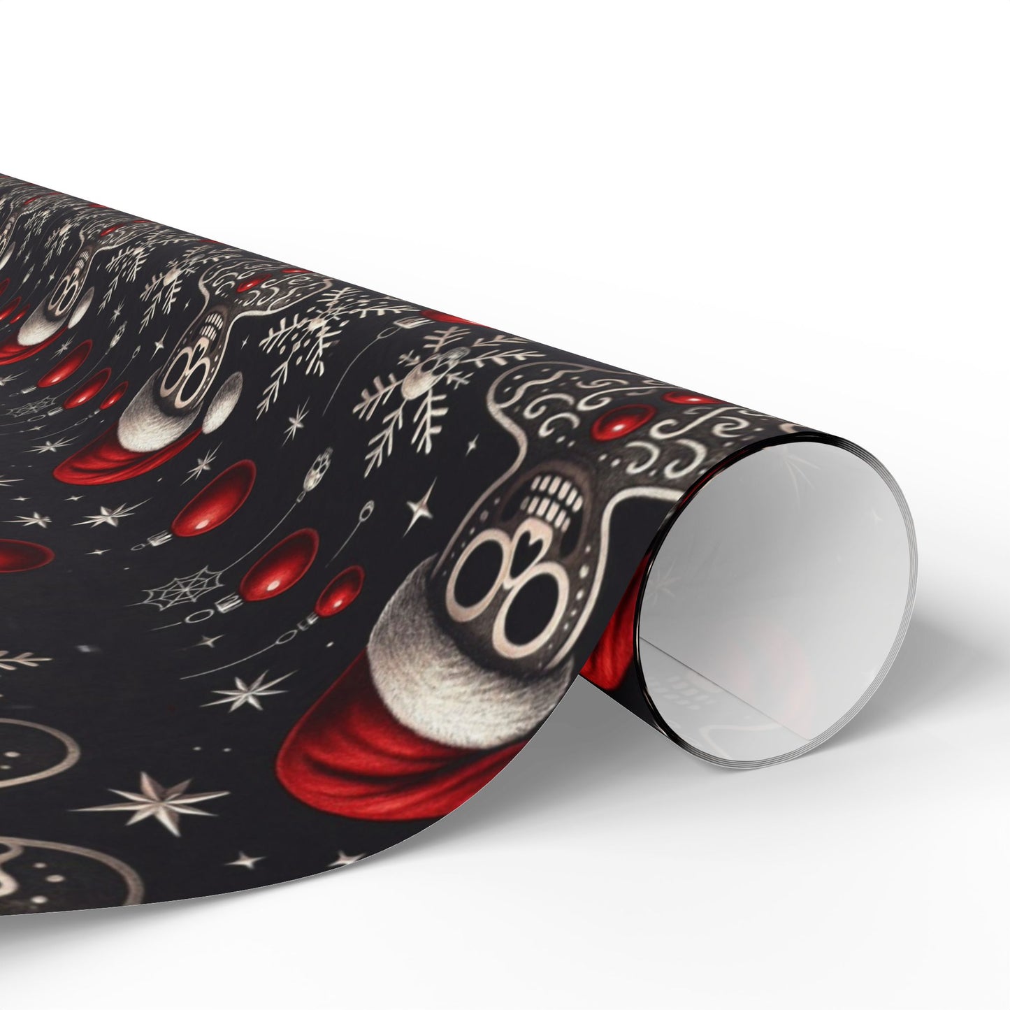 Gothic Holiday Christmas Gift Wrapping Paper