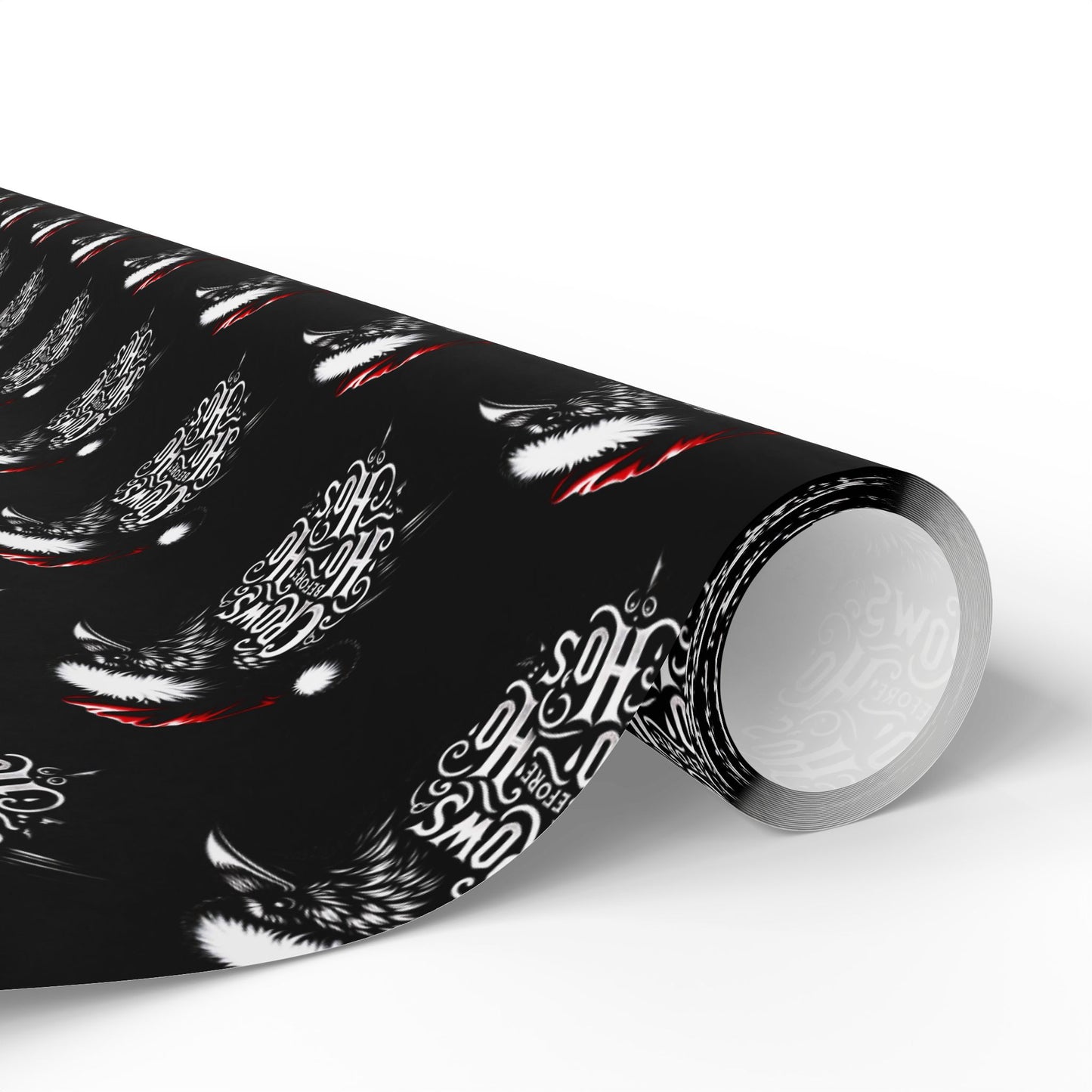 Hoe Hoe Hoe Ravens Christmas Gift Wrapping Paper