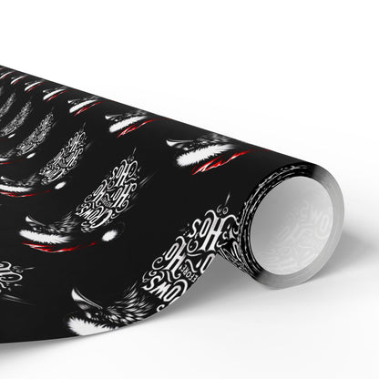Hoe Hoe Hoe Ravens Christmas Gift Wrapping Paper
