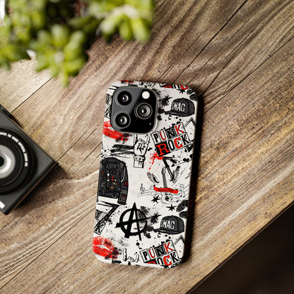 Funda de teléfono punk rock