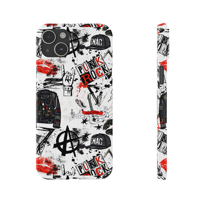 Funda de teléfono punk rock