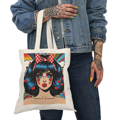 Colección Cherry Soda | Bolso Tote Natural | Estilo 4 