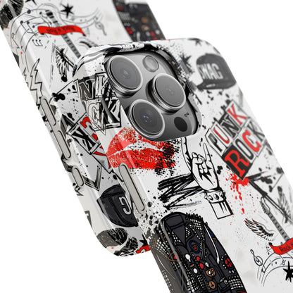 Funda de teléfono punk rock