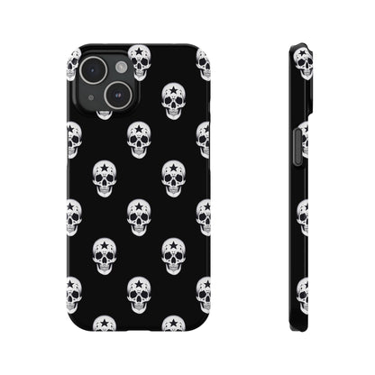 Funda para teléfono con calaveras rebeldes