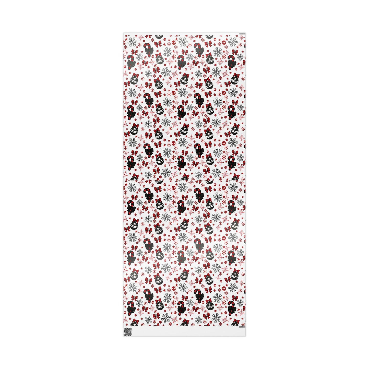 Walking With A Winter Skeleton Holiday Wrapping Paper - Pack of 10