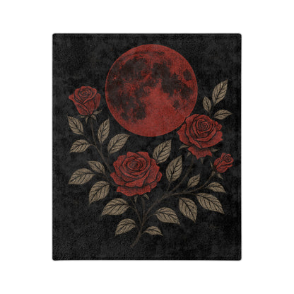 Thornveil gothic blanket with skull and rose motif
Alternative fashion velveteen blanket for gothic home decor
Edgy punk rock microfiber throw with skull and rose design