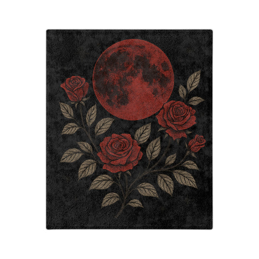 Thornveil gothic blanket with skull and rose motif
Alternative fashion velveteen blanket for gothic home decor
Edgy punk rock microfiber throw with skull and rose design