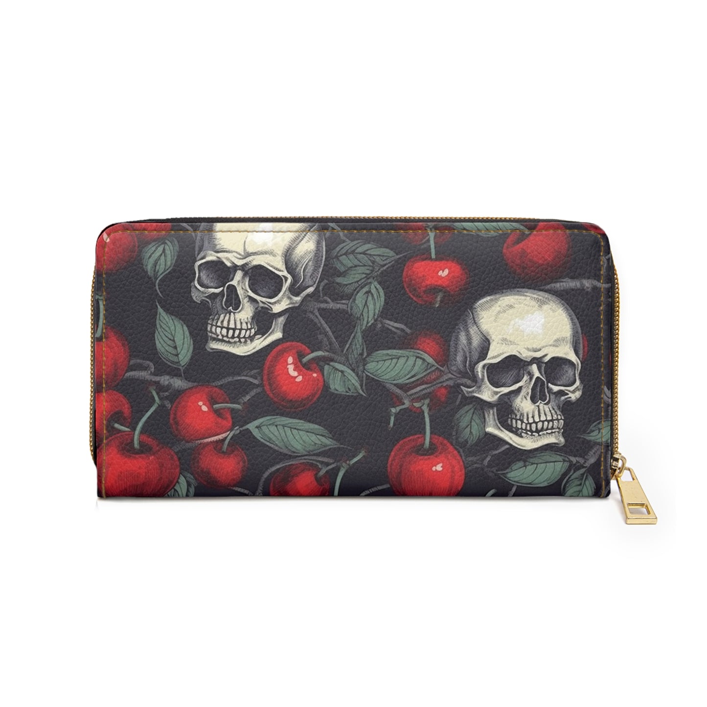 Rebel Skull Queen Zipper Wallet