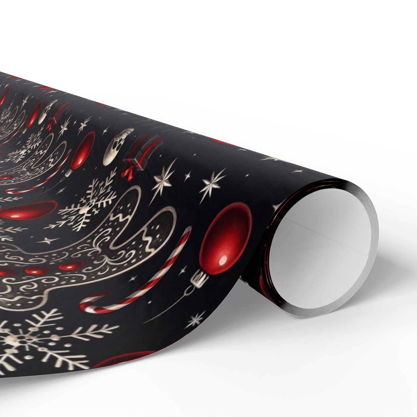 Gothic Holiday Christmas Gift Wrapping Paper