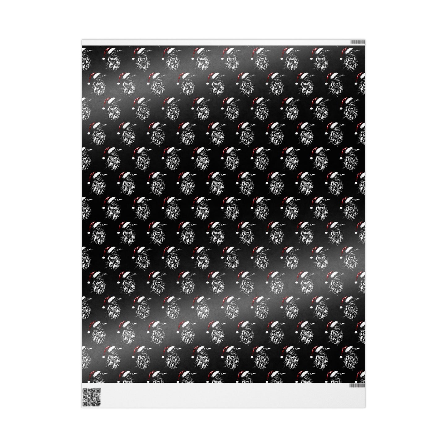 Hoe Hoe Hoe Ravens Christmas Gift Wrapping Paper