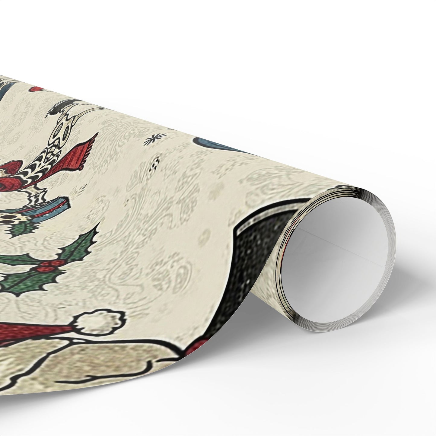 Little Skulls Horror Holiday Wrapping Paper