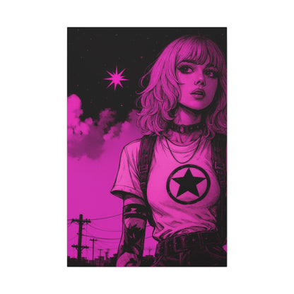 Unclued Neon Matte Canvas Wall Art — Stretched 1.25"