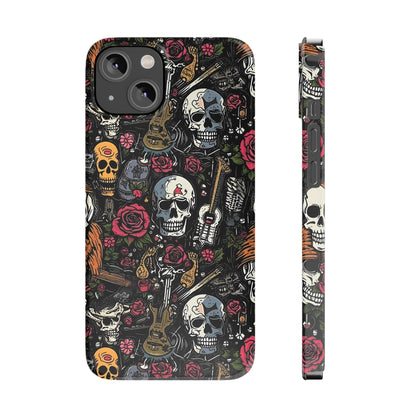 Funda para teléfono Pink Rock N Rose