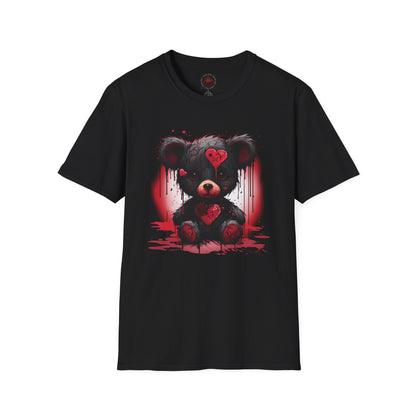 Goth Bear Graphic T-Shirt