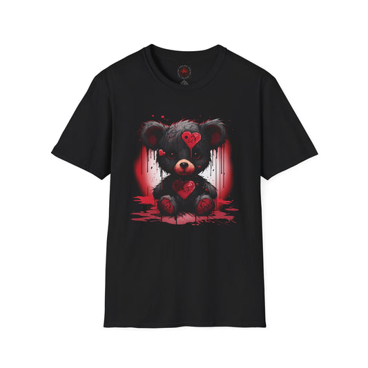 Goth Bear Graphic T-Shirt