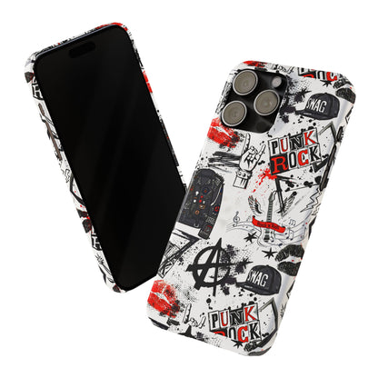 Funda de teléfono punk rock