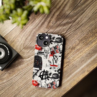 Funda de teléfono punk rock