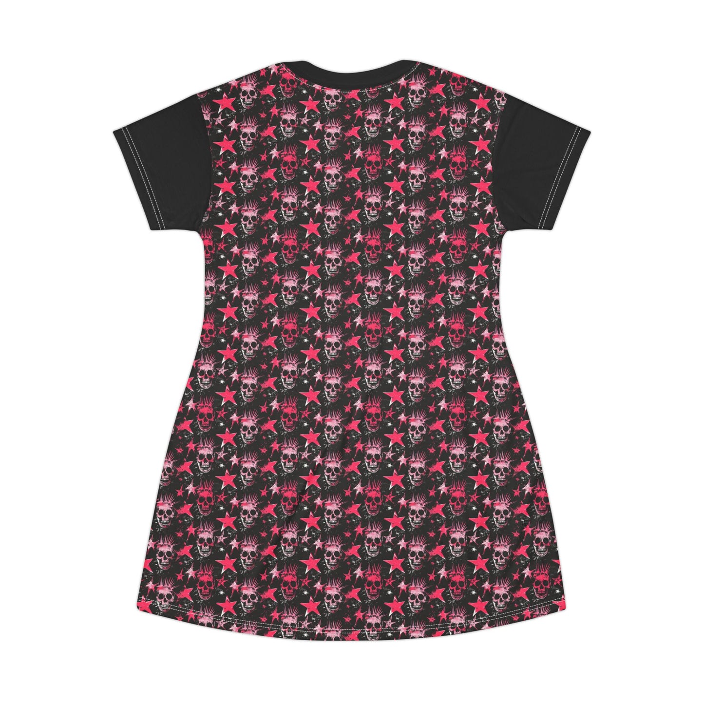Pink Skulls & Stars Sleep Shirt