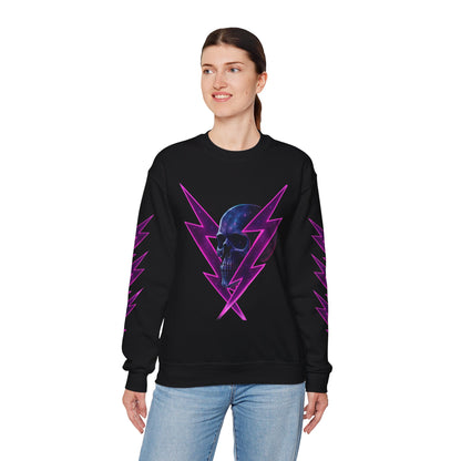 Night Riot Skull Crewneck