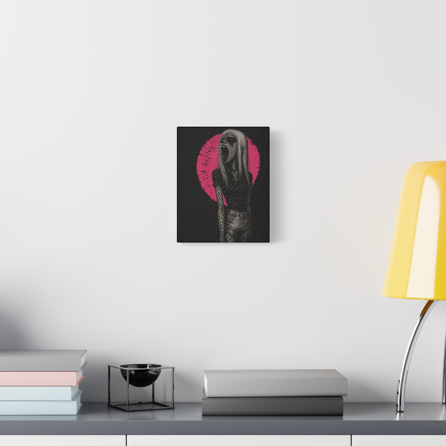 Banshee Scream Matte Canvas Wall Art — 'She Screams Banshee' Stretched Print