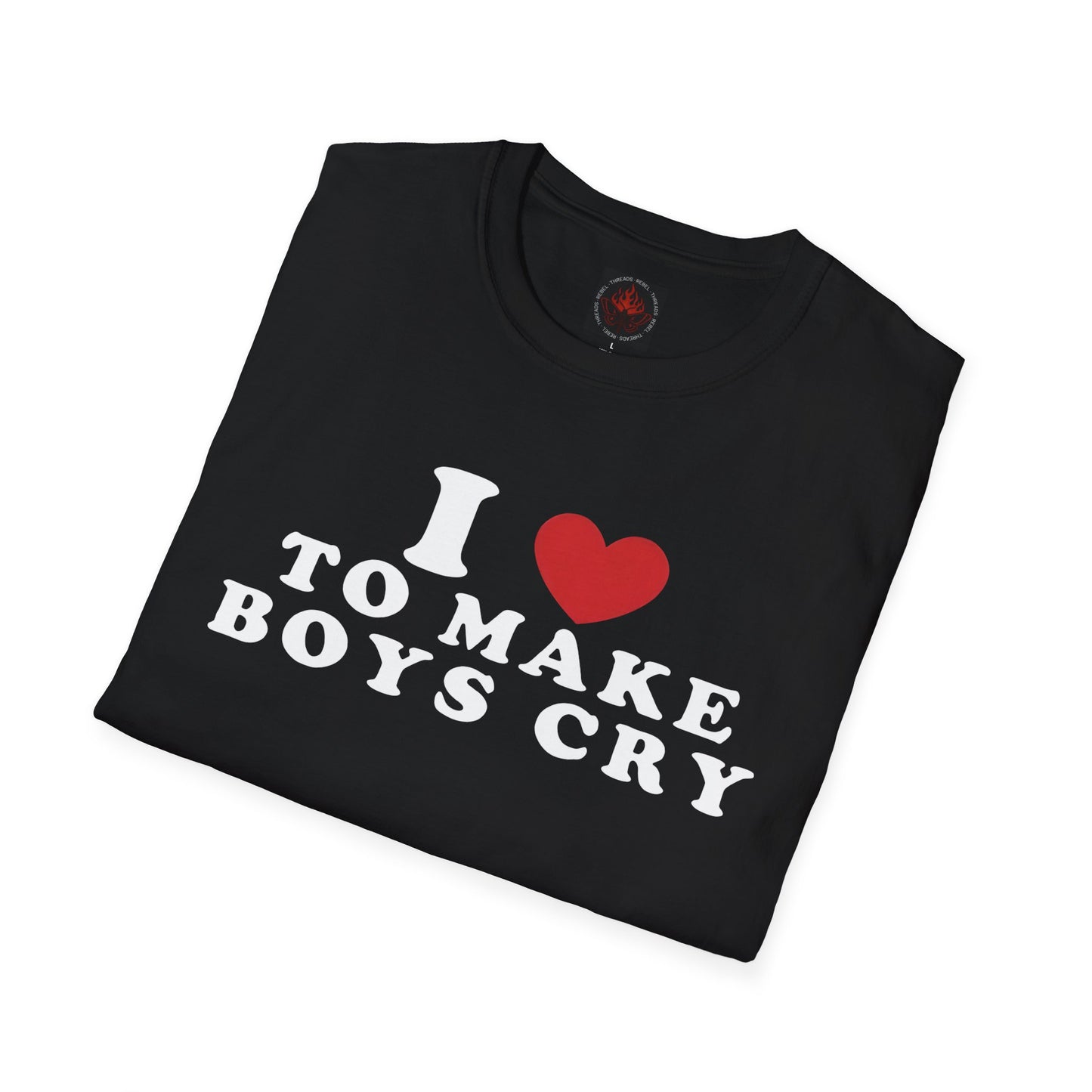 Retro "I Love to Make Boys Cry" Graphic Tee