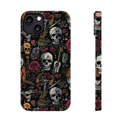 Funda para teléfono Pink Rock N Rose