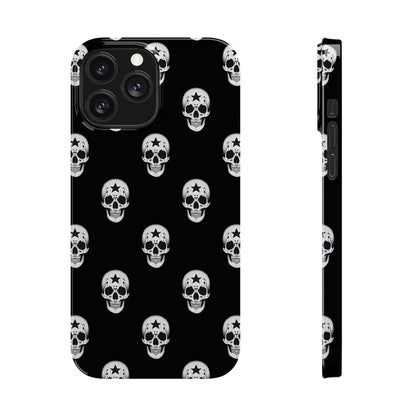 Funda para teléfono con calaveras rebeldes