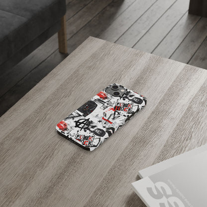 Funda de teléfono punk rock