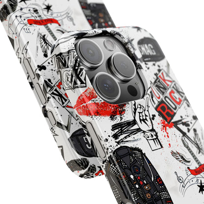Funda de teléfono punk rock