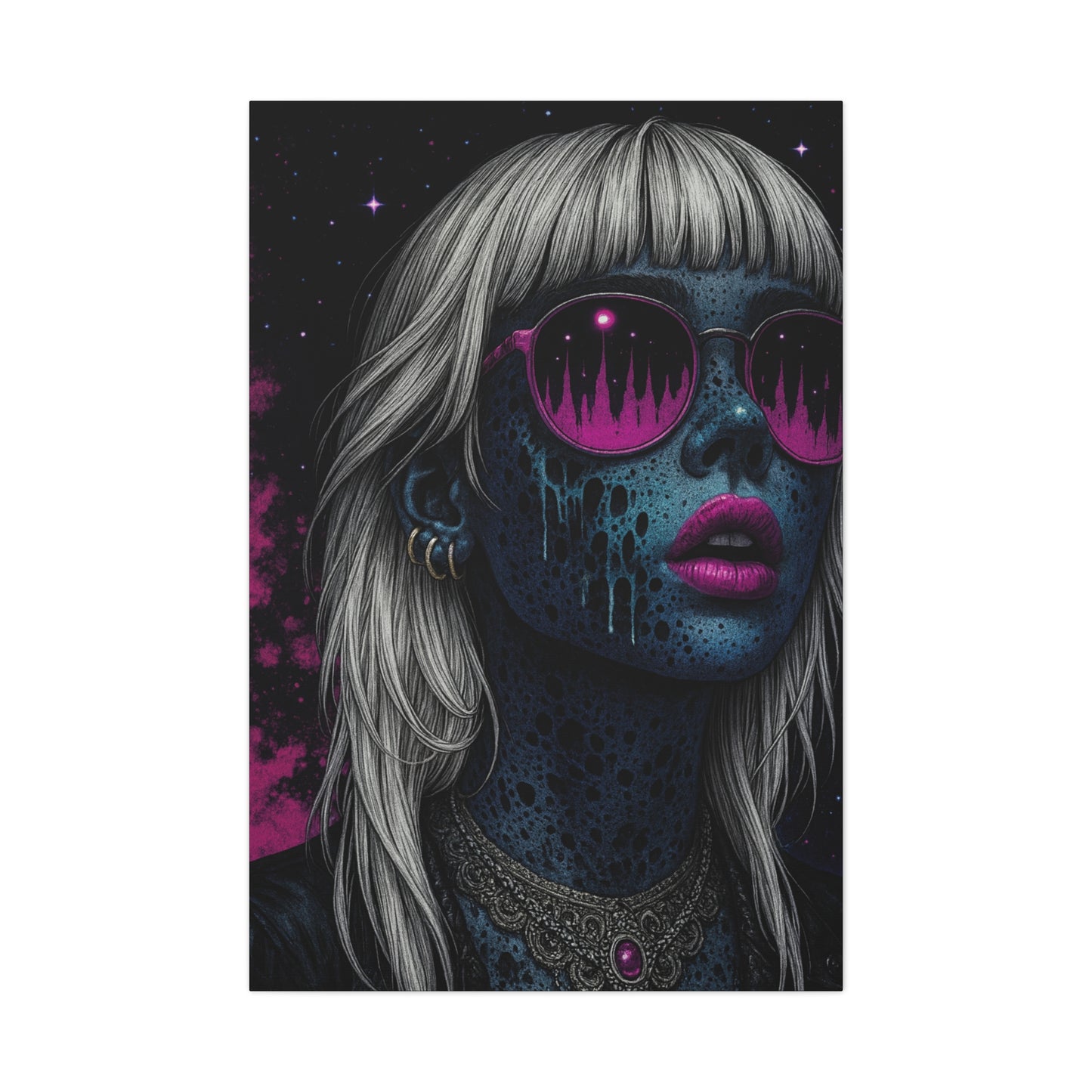 Neon Wonder Matte Canvas Wall Art (Stretched 1.25")