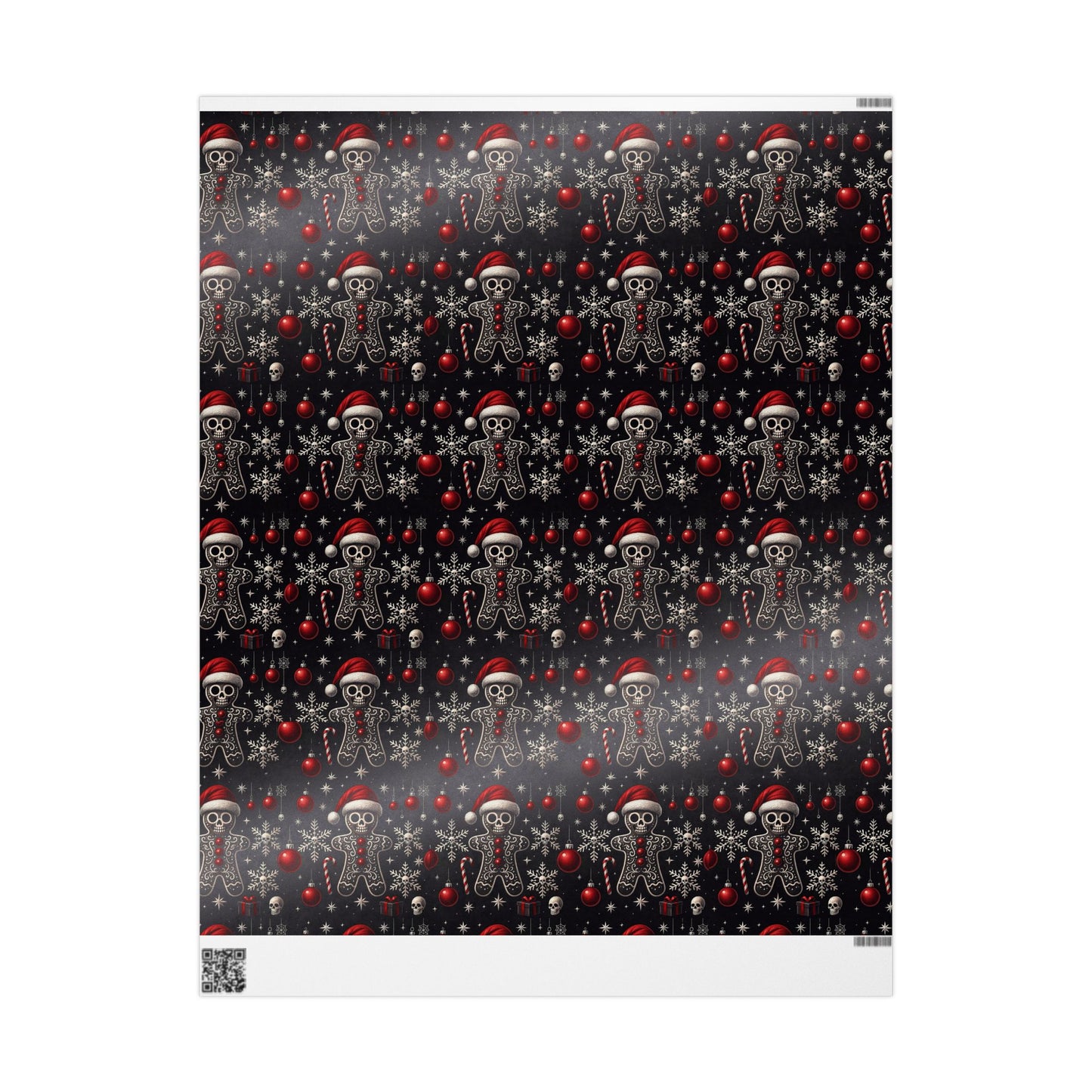 Gothic Holiday Christmas Gift Wrapping Paper