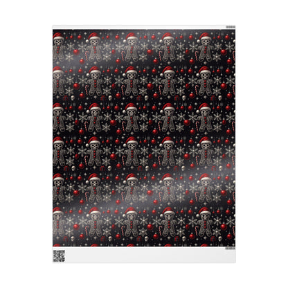 Gothic Holiday Christmas Gift Wrapping Paper