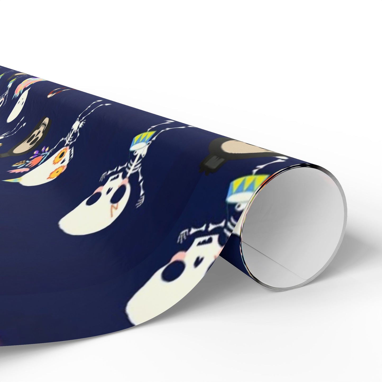 Skulls & Ghouls Christmas Wrapping Paper