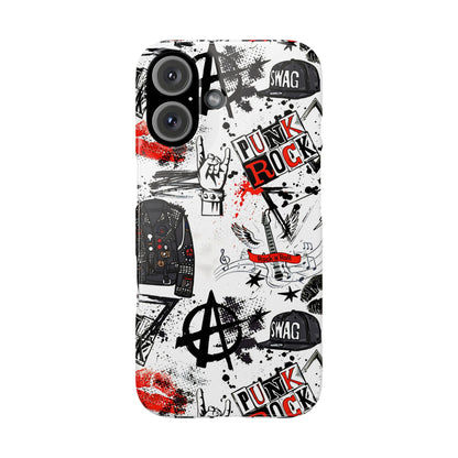 Funda de teléfono punk rock