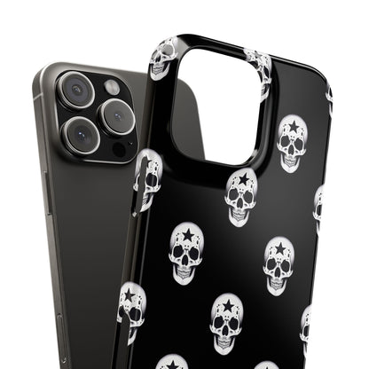 Funda para teléfono con calaveras rebeldes