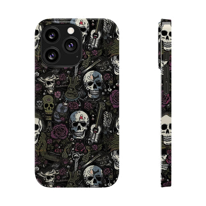 Funda para teléfono morada Rock N Rose