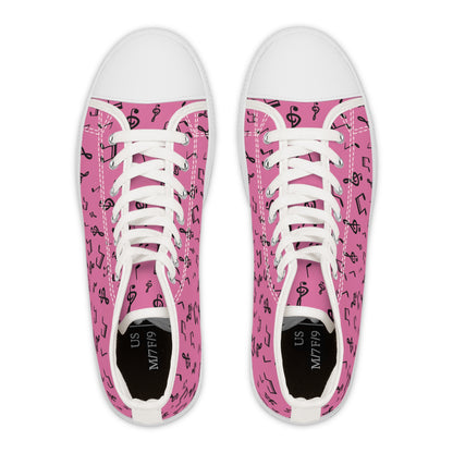 Pink Music Lovers Sneakers