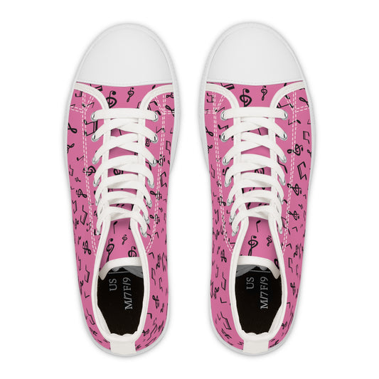 Pink Music Lovers Sneakers