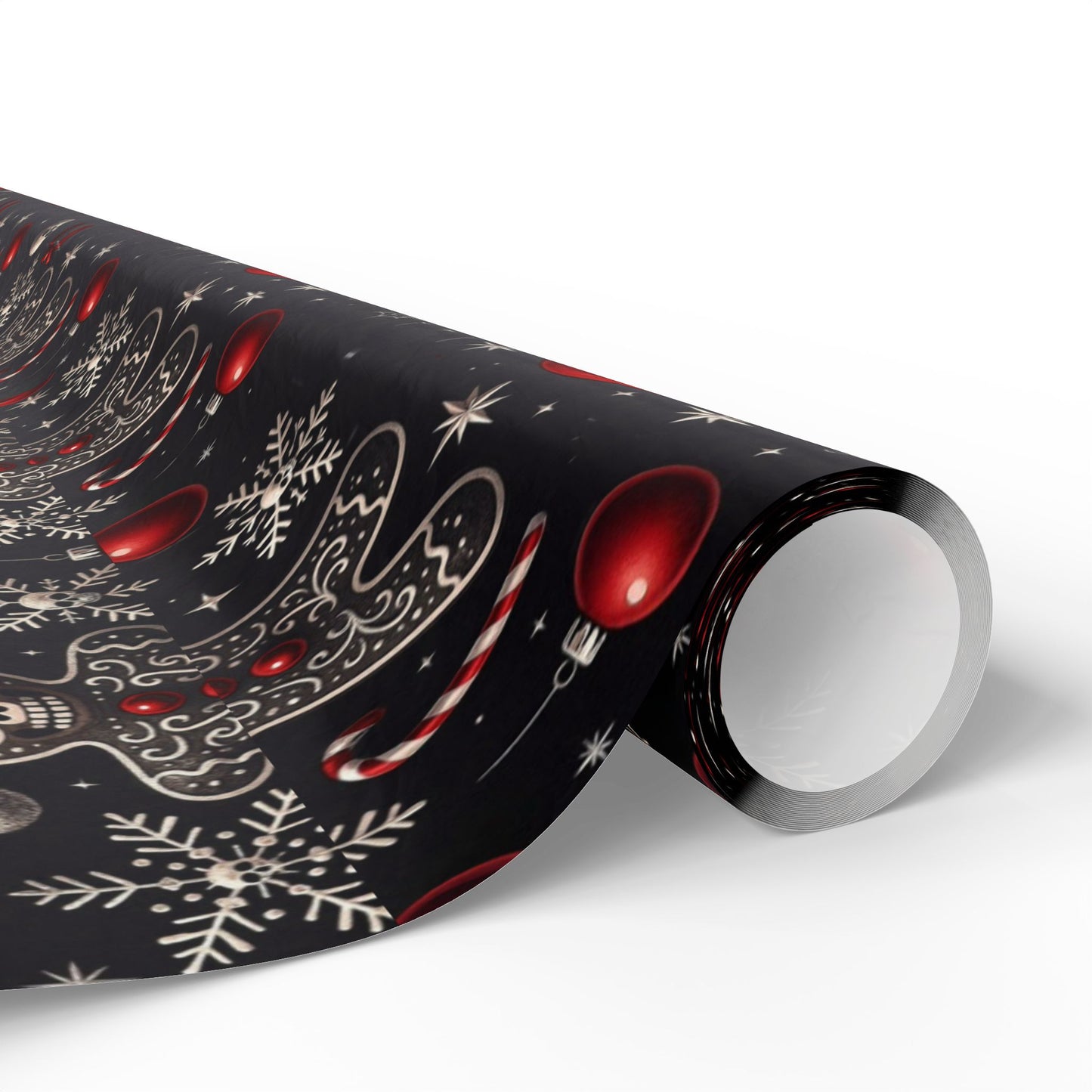 Gothic Holiday Christmas Gift Wrapping Paper