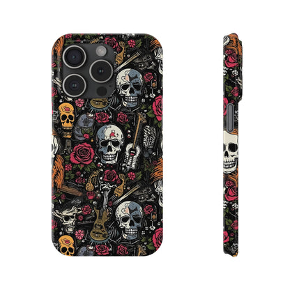 Funda para teléfono Pink Rock N Rose