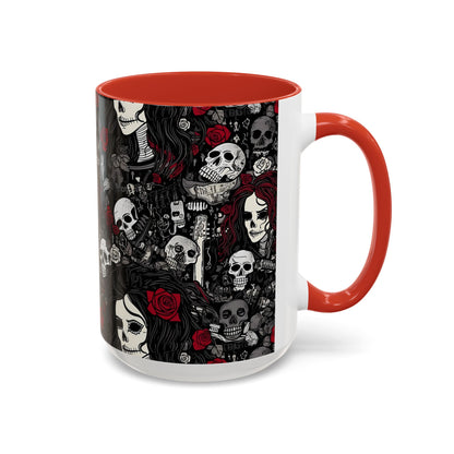 Taza de café con acento punk (11 y 15 oz) 