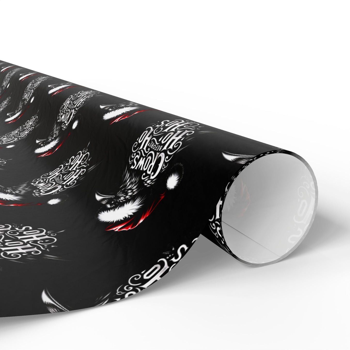 Hoe Hoe Hoe Ravens Christmas Gift Wrapping Paper