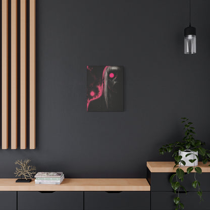 Neon Fright Glow Matte Canvas Wall Art