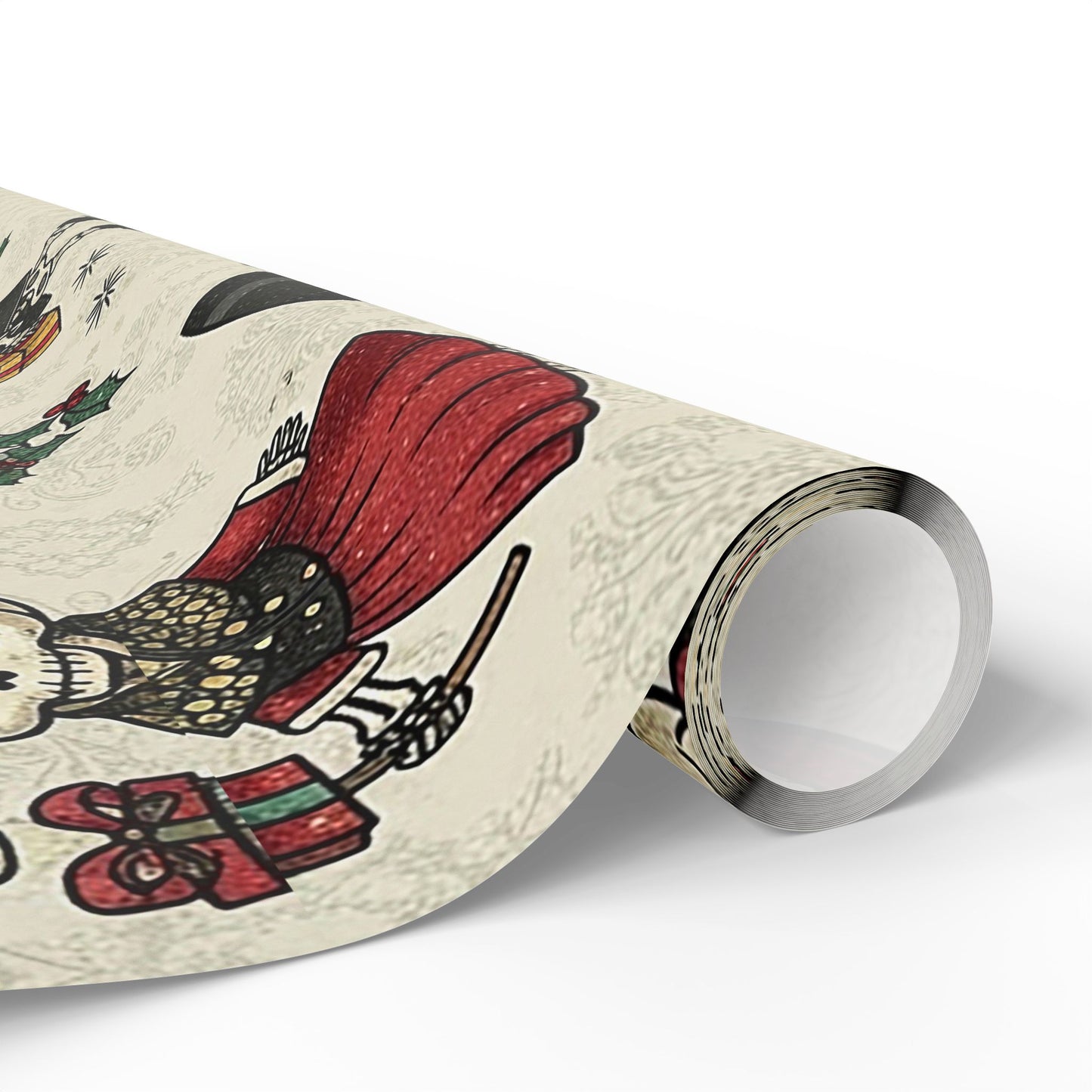 Little Skulls Horror Holiday Wrapping Paper