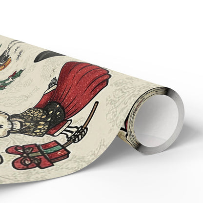 Little Skulls Horror Holiday Wrapping Paper