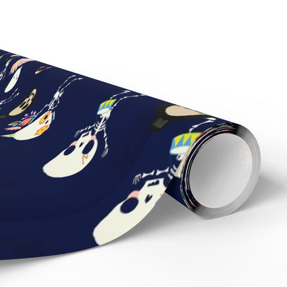 Skulls & Ghouls Christmas Wrapping Paper