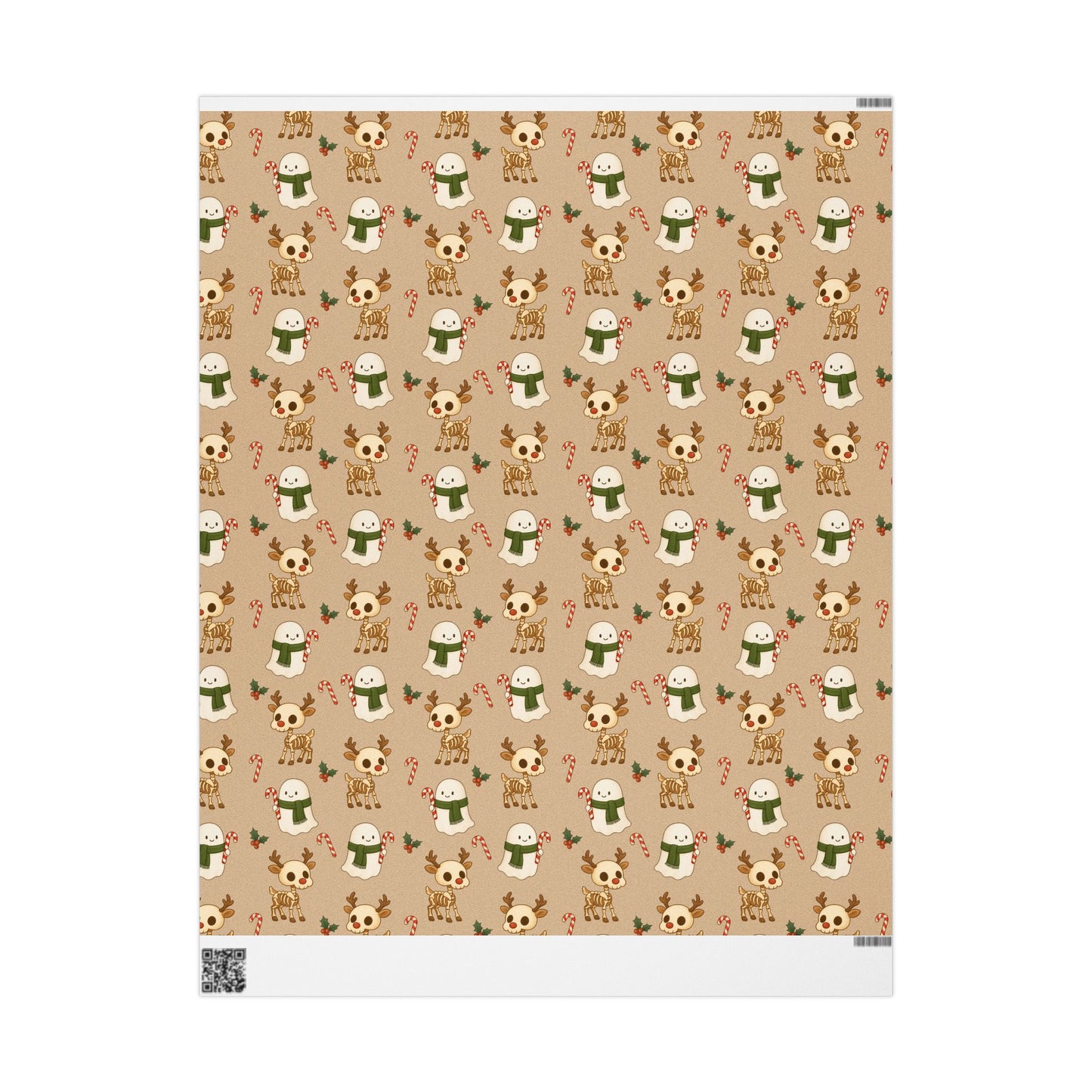 Reindeer Bones Christmas Wrapping Paper