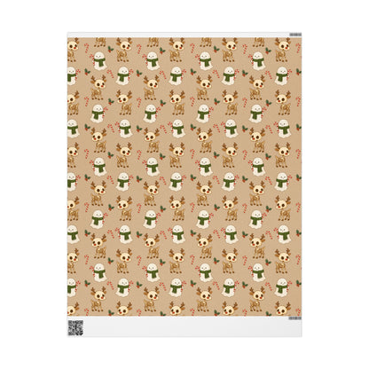 Reindeer Bones Christmas Wrapping Paper
